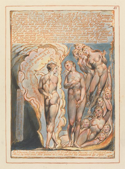 Gerusalemme, Tavola 81, Ho deriso quelli.... da William Blake