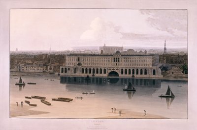 Somerset House, Londra, 1804 da William Daniell