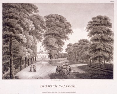 Dulwich College, Camberwell, Londra, 1792 da William Ellis