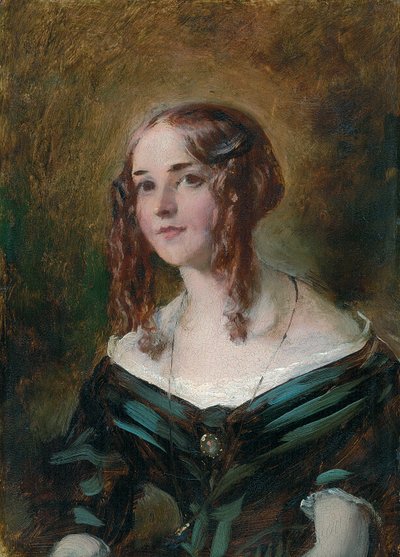 Ragazza in un vestito verde da William Etty