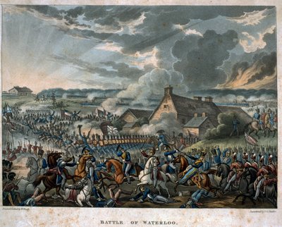 Battaglia di Waterloo da William Heath