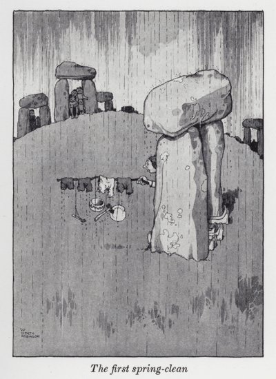 La prima pulizia di primavera da William Heath Robinson