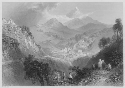 Enniskerry, vicino a Dublino (incisione) da William Henry (after) Bartlett