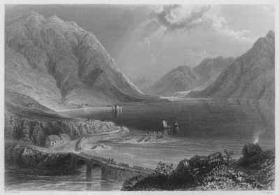 Leenane, Connemara (incisione) da William Henry (after) Bartlett