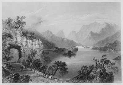 Lago Superiore, Killarney (incisione) da William Henry (after) Bartlett