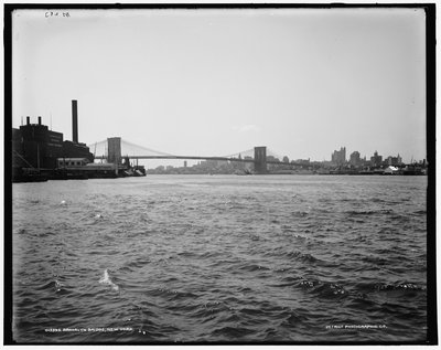 Ponte di Brooklyn, New York, c.1900 da William Henry Jackson