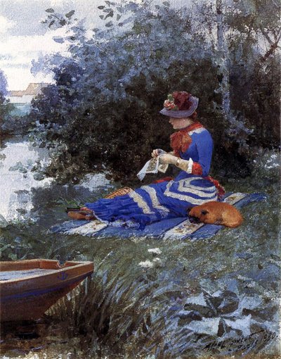 Un pomeriggio tranquillo, 1880 da William Henry Lippincott