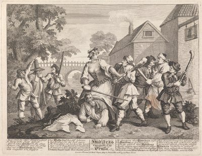 Hudibras sconfitto da Trulla da William Hogarth