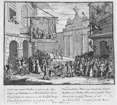 Mascherate e Opere, Burlington Gate, 1724 da William Hogarth