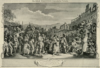 Sulla strada per Tyburn, 1747, 1925 da William Hogarth