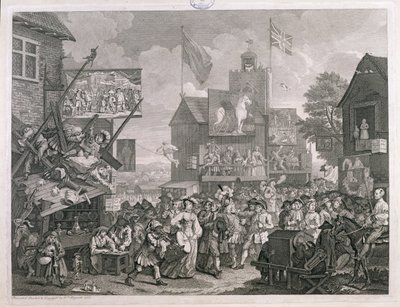 Fiera di Southwark da William Hogarth