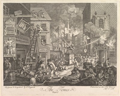 I tempi, Tavola 1, 7 settembre 1762 da William Hogarth