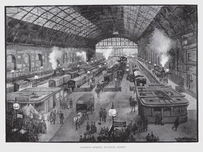 Stazione di Cannon Street, Notte da William Luker