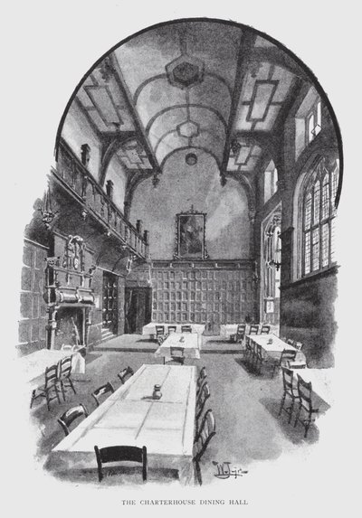 La sala da pranzo della Charterhouse da William Luker