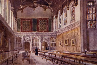 La sala del Kings College da William Matthison