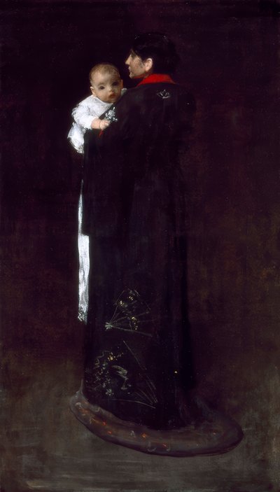 Madre e bambino da William Merritt Chase