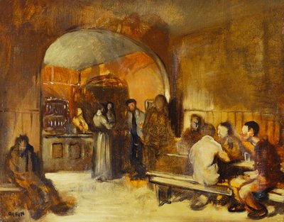 Interno di una taverna da William Orpen