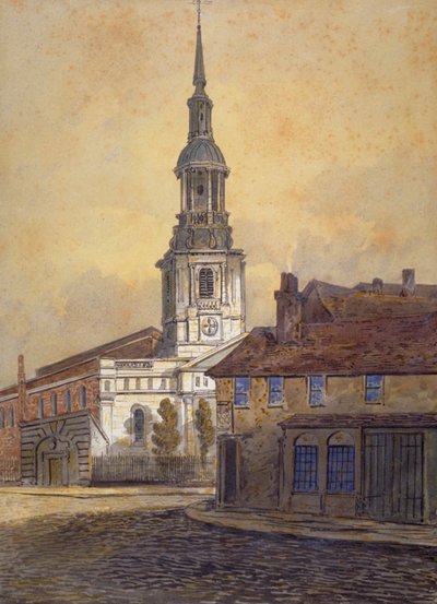 Chiesa di San Leonardo, Shoreditch, Londra da William Pearson