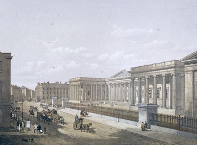 British Museum, Holborn, Londra, 1852 da William Simpson