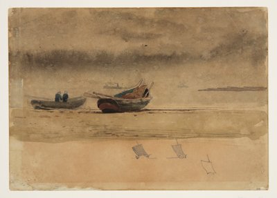 Vista di poppa di due barche a remi, Inghilterra da Winslow Homer