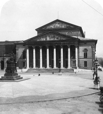 Teatro Nazionale, Monaco, Germania, c1900 da Wurthle and Sons