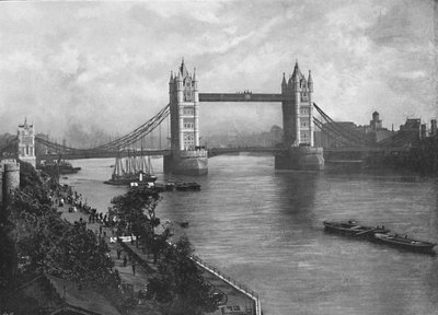 Il Tower Bridge, c1896 da York and Son