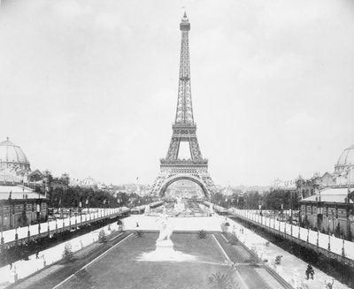 Torre Eiffel, Esposizione di Parigi da . .