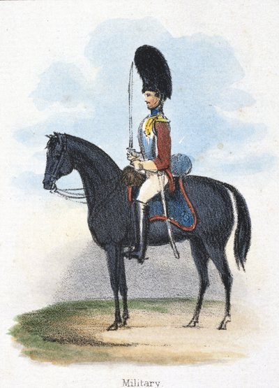 Militare, c 1845 da Frederick (attr. to) Barnard