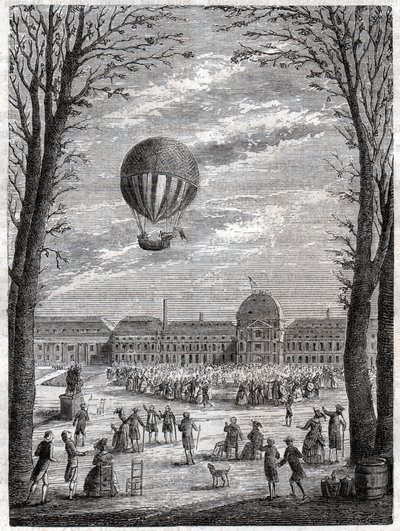 Vol de ballon da Frederick (attr. to) Barnard