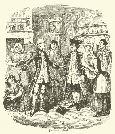 Illustrazione per Tristram Shandy da after George Cruikshank