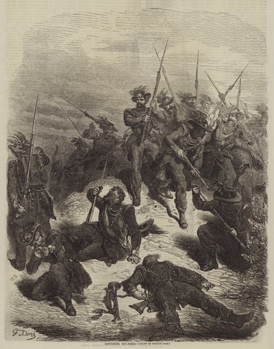 Fucilieri sardi da Gustave after Dore