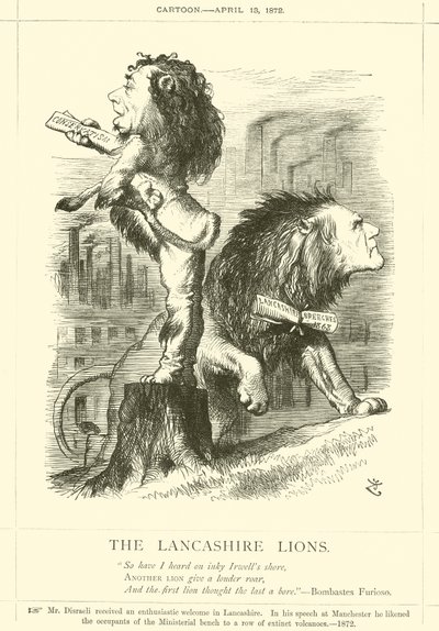 I Leoni del Lancashire da after John Tenniel