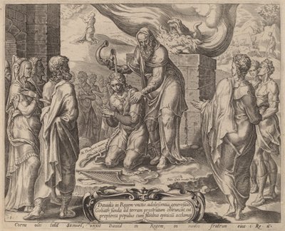 Samuele Unge Davide da after Maerten van Heemskerck