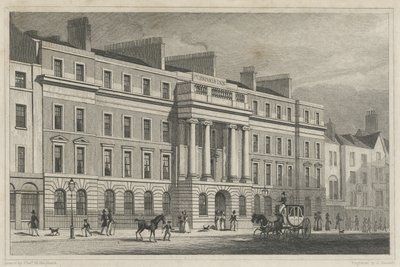 Furnivals Inn Holborn, 1825 da Thomas Hosmer after Shepherd