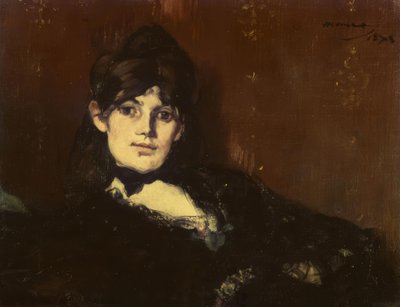 Berthe Morisot distesa da Édouard Manet