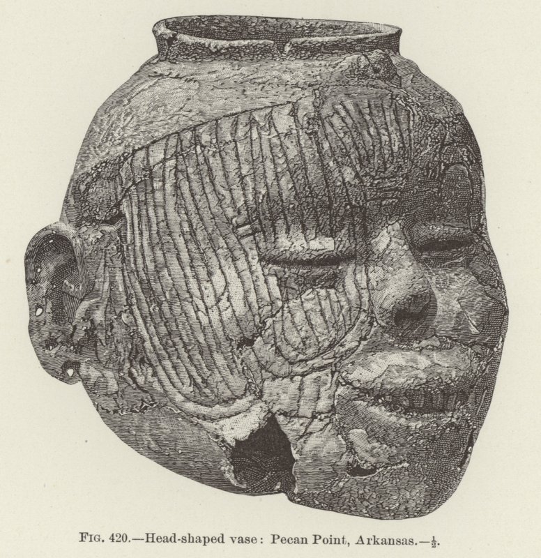 Vaso a forma di testa: Pecan Point, Arkansas da (after) American School