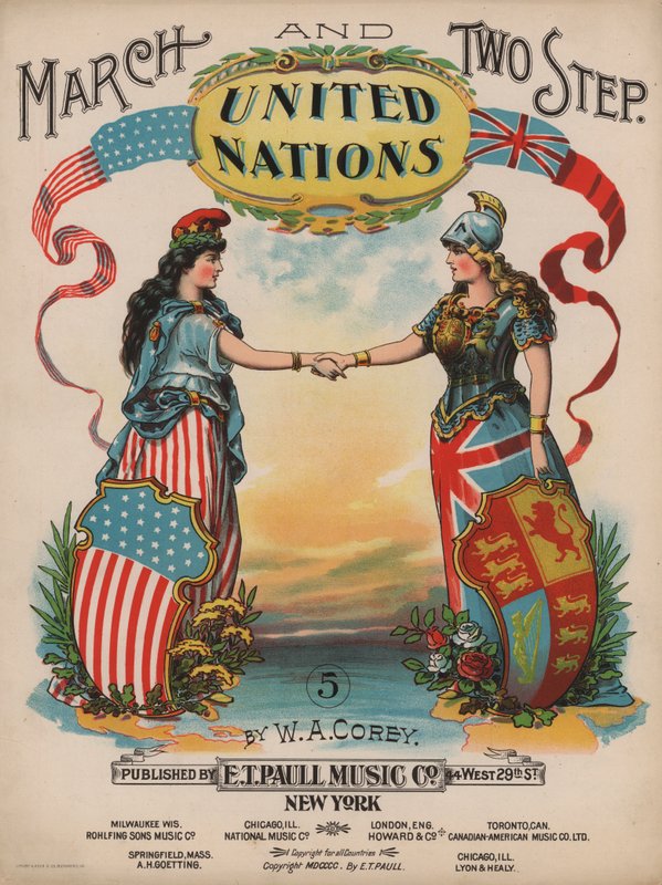Marcia e due passi delle Nazioni Unite da American School