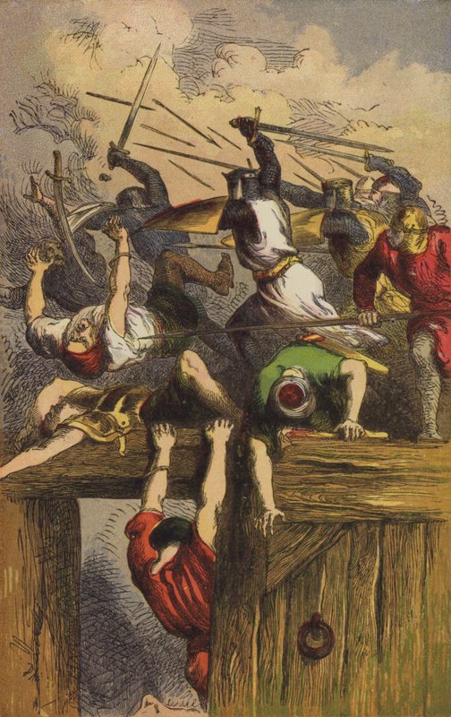 Assedio di Gerusalemme, Goffredo di Buglione da English School