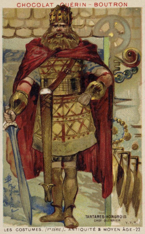 Capo guerriero tartaro ungherese da French School