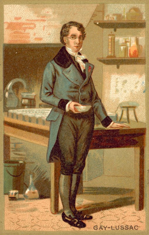 Joseph Louis Gay-Lussac, chimico e fisico francese da French School