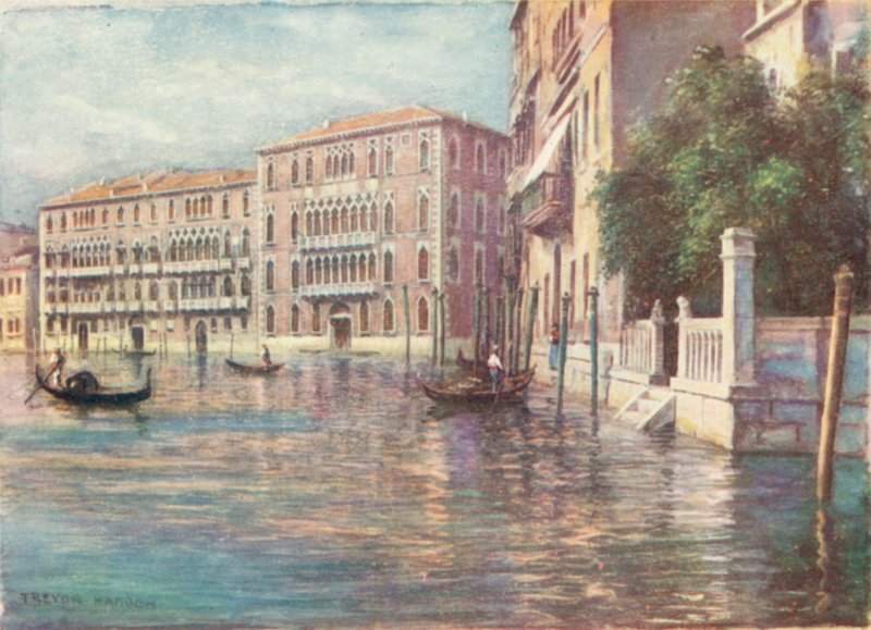 Palazzi Foscari e Giustiniani da A. Trevor Haddon