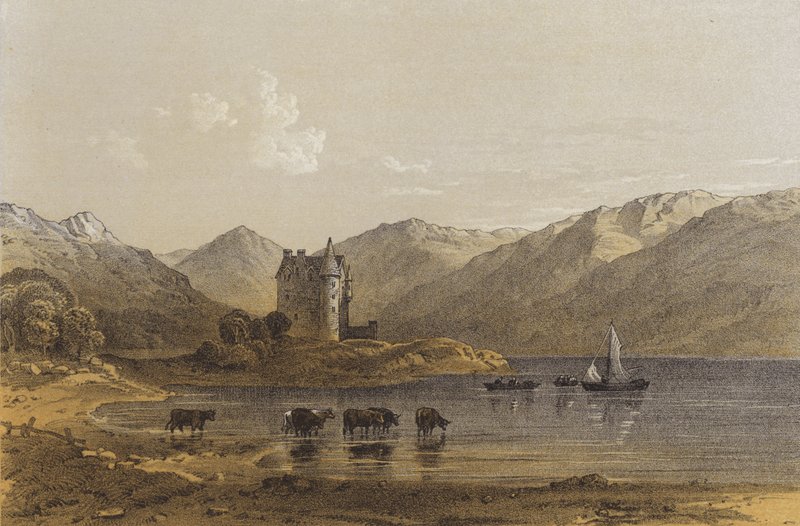 Castello di Dunderawe da A.V. Copley Fielding