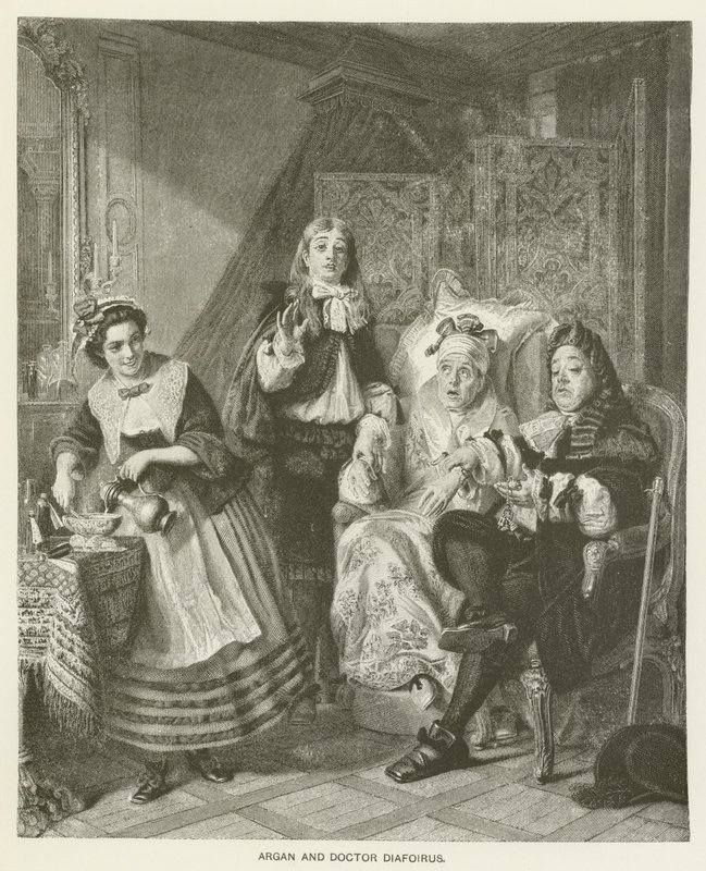 Argan e Dottor Diafoirus da Abraham Solomon
