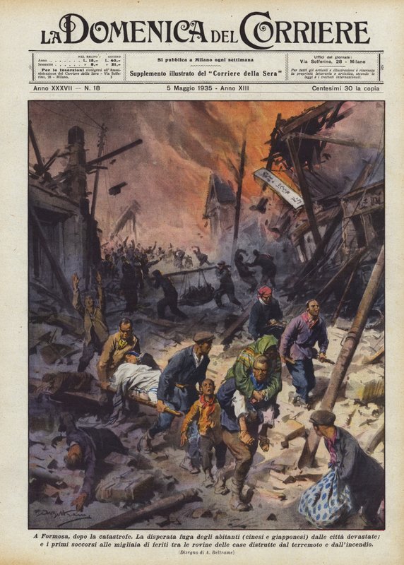 A Formosa, dopo la catastrofe da Achille Beltrame