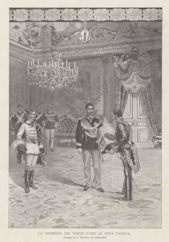 La consegna del Toson d