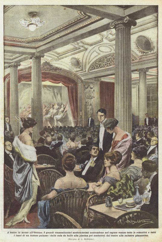 A teatro in mezzo all