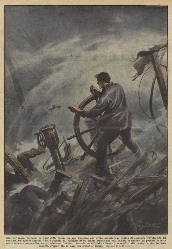 Eroi del mare da Achille Beltrame