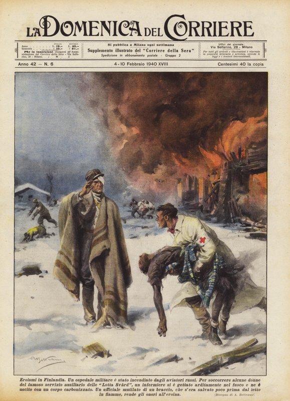 Eroismi in Finlandia da Achille Beltrame