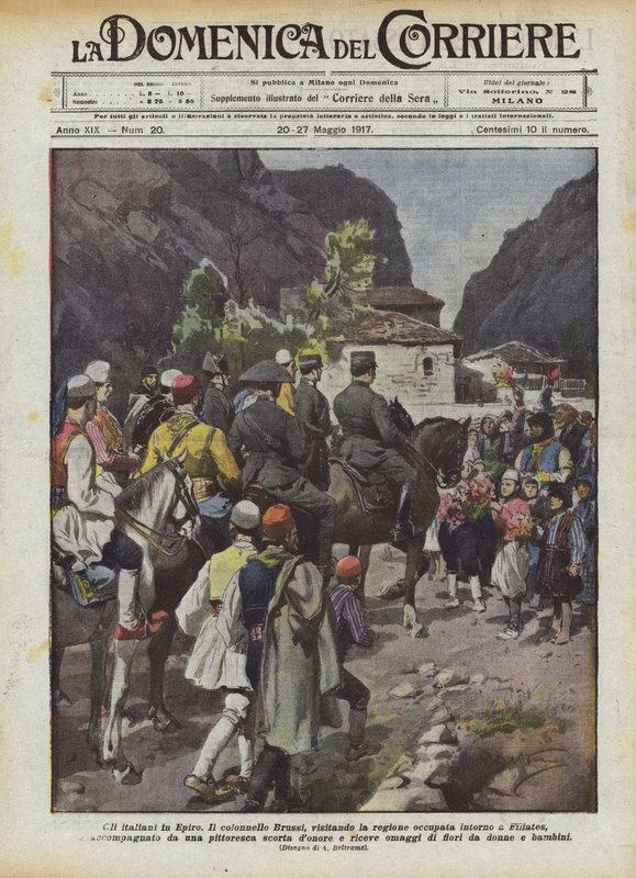 Gli italiani in Epiro da Achille Beltrame