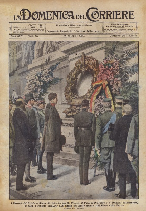 I Sovrani del Belgio a Roma da Achille Beltrame